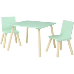 Liberty House Toys Kids 2 Seater Table Green - Size: 44 x 60 x 60cm - Wilko - thumbnail 3