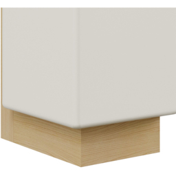Living and Home White Glass Shade Natural Wood E27 Wall Lamp - Size: 24.8 x 10 x 12cm - White + Natural - Wilko - thumbnail 5