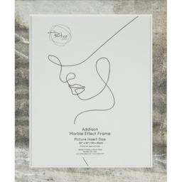 Addison Marble Effect Frame  - Grey/20 x 16in - Wilko - thumbnail 3