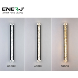 ENER-J AuroraGlow 42W CCT Adjustable and Dimming Designer Acrylic LED Wall Light 100 x 9cm - Size: 4 x 9 x 100cm - n/a - ENERJ - Wilko - thumbnail 4