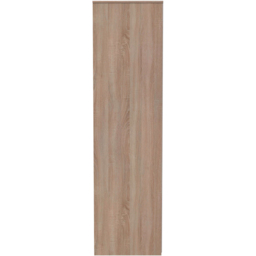 Crowndale Monaco 2 Door White Gloss and Bardolino Oak Tall Wardrobe Ready Assembled - White Gloss & Bardolino Oak - Wilko - thumbnail 6