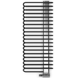 Terma Michelle 2459BTU Metallic Black and Chrome Heated Towel Rail 1200 x 500mm - Size: 120 x 50 x 12.6cm - Multi - Wilko - thumbnail 5