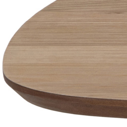 Florence Caracas Oak and Matt Black Rectangular Coffee Table - Size: 40 x 120 x 60cm - Multi - Furniture To Go - Wilko - thumbnail 6