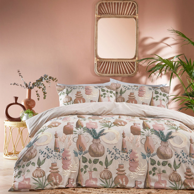 furn. Earthen King Size Clay Duvet Set - Multi - Wilko - image 1