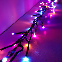 Premier ClusterBrights 480 Rainbow LED Multi-Function Green Cable Cluster Light 6.2m - Size: 5 x 620 x 5cm - Multi Coloured - Wilko - thumbnail 5