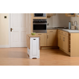 Seconique Santos 4 Seater Butterfly Dining Set White Distressed Waxed Pine - Wilko - thumbnail 6