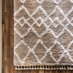 Origins Morocco Beige and Ivory Rug 120 x 170cm - Size: 120 x 170 x 6cm - Brown - Wilko - thumbnail 4