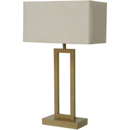 Kaisley Table Lamp - Neutral and Gold - Wilko - thumbnail 5
