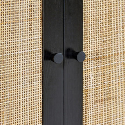Julian Bowen Padstow 2 Door Single Drawer Black Wardrobe - Size: 2 Door, Single Drawer - Wilko - thumbnail 7