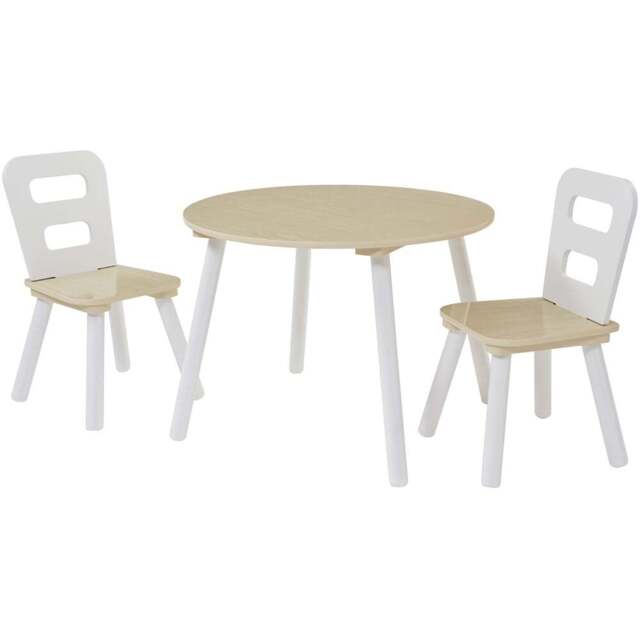 Liberty House Toys Kids Round Table and Chairs Set - Size: 44 x 60 x 60cm - Wilko - image 1