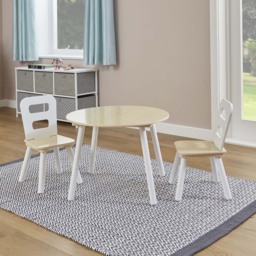 Liberty House Toys Kids Round Table and Chairs Set - Size: 44 x 60 x 60cm - Wilko - thumbnail 3