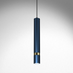 Milagro Joker Blue Pendant Lamp230V - Size: 8 x 8 x 90cm - Wilko - thumbnail 3