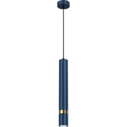 Milagro Joker Blue Pendant Lamp230V - Size: 8 x 8 x 90cm - Wilko