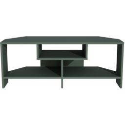 Decorotika Maldives 3 Shelf Green Corner TV Unit - Size: 46.8 x 120 x 19.6cm - Wilko - thumbnail 5