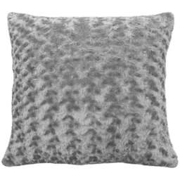 Velosso Posy Chenille Silver Filled Cushion 43 x 43cm 2 Pack - Wilko - thumbnail 1