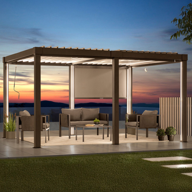 Sunjoy 2 x 3m Multi Gazebo Single Piece Rolling Screen - Size: 10 x 18 x 190cm - Grey - Wilko - image 1