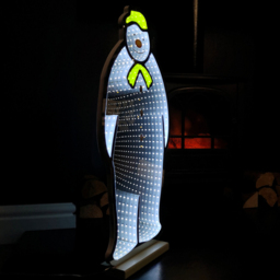 Samuel Alexander Infinity Light Up The Snowman Christmas Decoration 60cm - Size: 60 x 34 x 20cm - White - Wilko - thumbnail 6