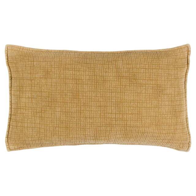 Yard Ribble Honey Acid Wash Cushion - Size: 60 x 40 cm - Multi - Yard Living - Wilko - image 1