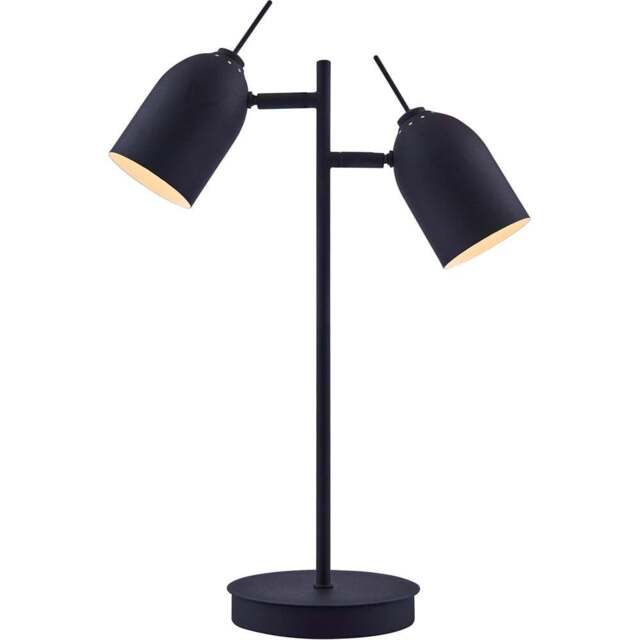 Teamson Home Mason 2 Way Black Metal Shade Table Lamp - Size: 46.2 x 16.0 x 34.0cm - Wilko - image 1