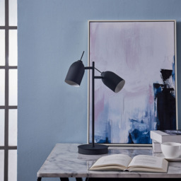 Teamson Home Mason 2 Way Black Metal Shade Table Lamp - Size: 46.2 x 16.0 x 34.0cm - Wilko - thumbnail 3