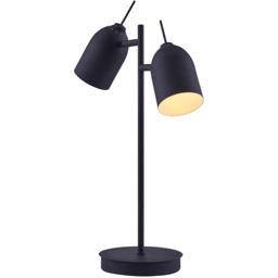 Teamson Home Mason 2 Way Black Metal Shade Table Lamp - Size: 46.2 x 16.0 x 34.0cm - Wilko - thumbnail 4