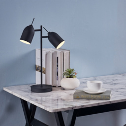Teamson Home Mason 2 Way Black Metal Shade Table Lamp - Size: 46.2 x 16.0 x 34.0cm - Wilko - thumbnail 6