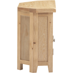 Seconique Windsor 2 Door Natural Oak Corner TV Unit - Size: 65 x 80 x 40cm - Wilko - thumbnail 7
