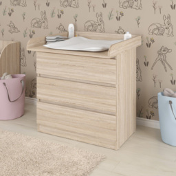 Shefa 800 Oak Kids Universal Changing Top - Size: 10 x 80 x 78cm - Wilko - thumbnail 3