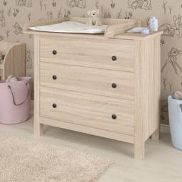 Shefa 800 Oak Kids Universal Changing Top - Size: 10 x 80 x 78cm - Wilko - thumbnail 4