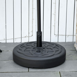 Outsunny Parasol Base Weight Holder - Size: 15 x 57 x 62cm - Black - Wilko - thumbnail 3