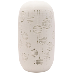 The Seasonal Gift Co. White Porcelain Christmas Bauble Lamp - Size: 27 x 14 x 14cm - Wilko - thumbnail 3