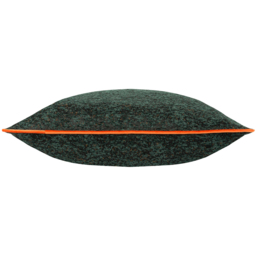 Paoletti Galaxy Emerald Chenille Piped Cushion - Size: 50 x 50 cm - Green - Wilko - thumbnail 4