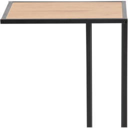 Florence Seaford Oak and Black Metal Side Table - Furniture To Go - Wilko - thumbnail 7