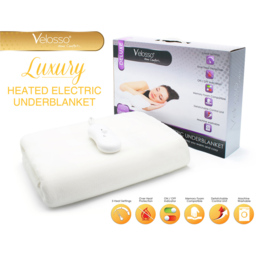 Velosso Single Electric Blanket - Size: 150 x 70 x 1cm - White - Wilko - thumbnail 5