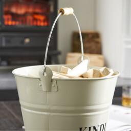 Inglenook Premium Kindling Bucket Cream - Wilko - thumbnail 3