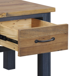 Baumhaus Splash of Blue Single Drawer Wooden Lamp Table - Wilko - thumbnail 5