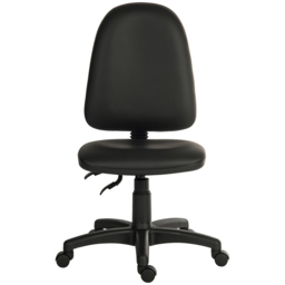 Teknik Office Ergo Twin Faux Leather Desk Chair Black - Size: 94 x 46 x 44cm - Wilko - thumbnail 3