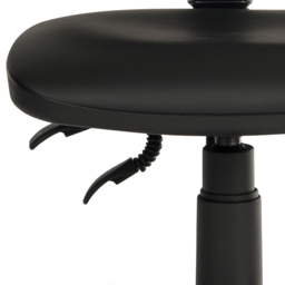 Teknik Office Ergo Twin Faux Leather Desk Chair Black - Size: 94 x 46 x 44cm - Wilko - thumbnail 5
