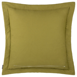Paoletti Palmeria Moss Quilted Velvet Cushion - Size: 60 x 60 cm - Green - Wilko - thumbnail 4
