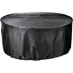 Cozy Bay EZBreathe 8 Seater Round Black Patio Set Cover - Size: 95 x 240 x 240cm - Wilko