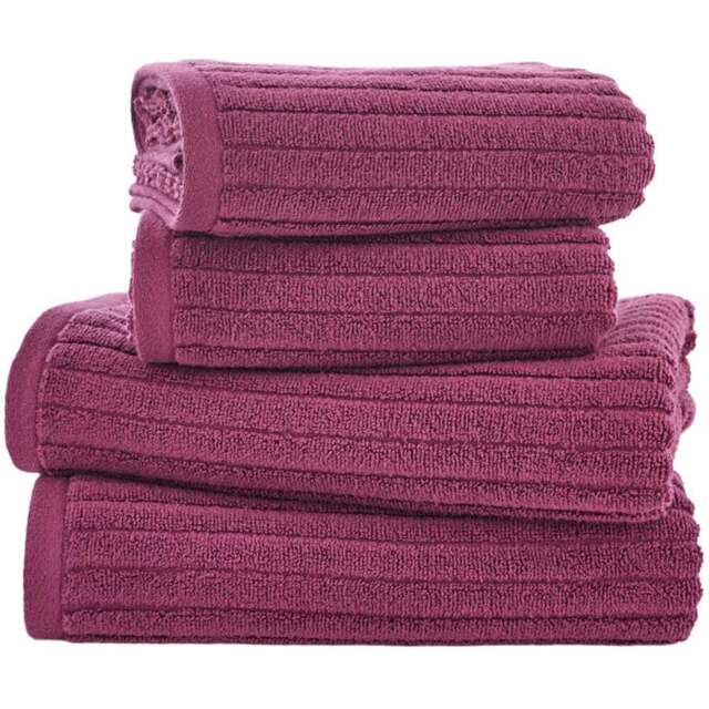 Deyongs Rialto Cerise Bath Towel - Size: 68 x 127cm - Pink - Wilko - image 1
