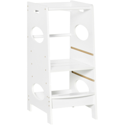 Playful Haven White Kids Adjustable Stool - Size: 40 x 50 x 90cm - Wilko - thumbnail 3