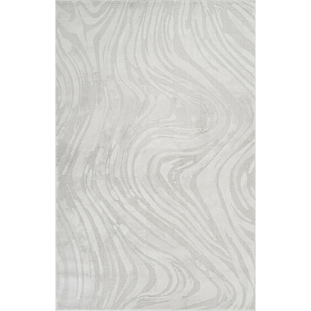Desire Rugs Hamilton Silver Marble Rug 200 x 290cm - Size: 290 x 200 x 1.3cm - Wilko - image 1