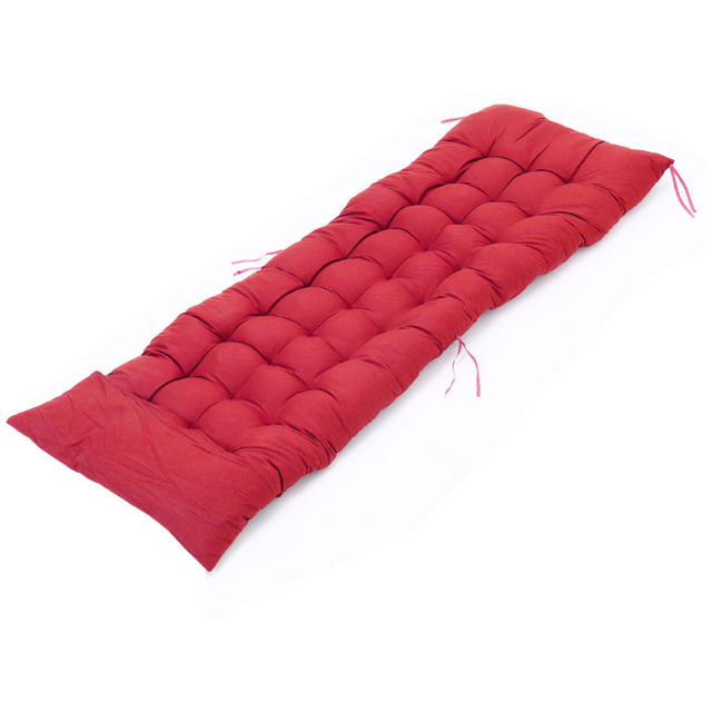 Living and Home Red Sun Lounger Cushion Cover - Size: 8x160x50cm - Wilko - image 1