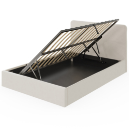 GFW Chiswick Small Double Natural Ottoman Bed - Cream - Wilko - thumbnail 4