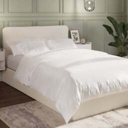 GFW Chiswick Small Double Natural Ottoman Bed - Cream - Wilko