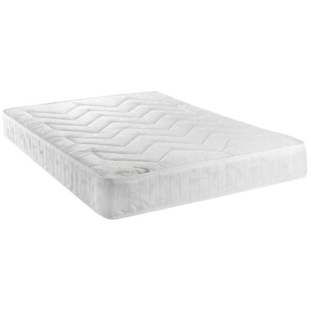 Julian Bowen Small Double Bonnel Spring Semi Orthopaedic Mattress - White - Wilko - image 1