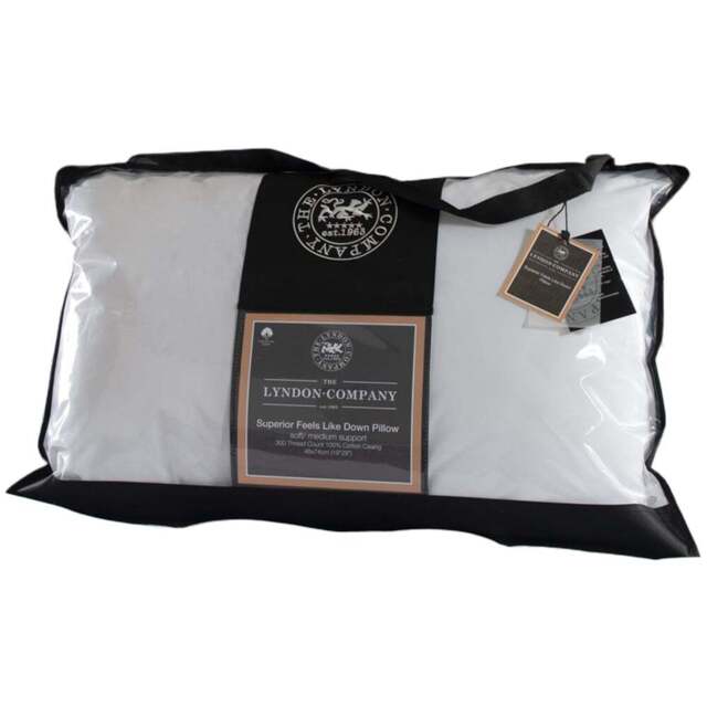 The Lyndon Company Superior Fibre Pillow - Size: Single - White - Wilko - image 1