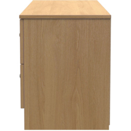 Crowndale Dorset 4 Drawer Modern Oak Bed Box Ready Assembled - Wood - Wilko - thumbnail 5