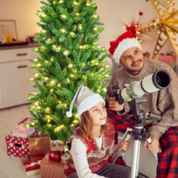 Costway Pre Lit Warm White LED Artificial Pencil Christmas Tree 5ft - Green - Wilko - thumbnail 4